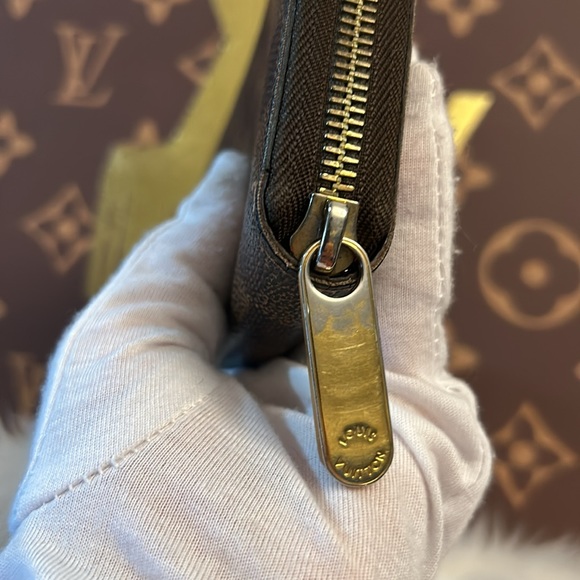 Louis Vuitton Brown Damier LV zippy long wallet with Box and dustbag - Picture 4 of 16